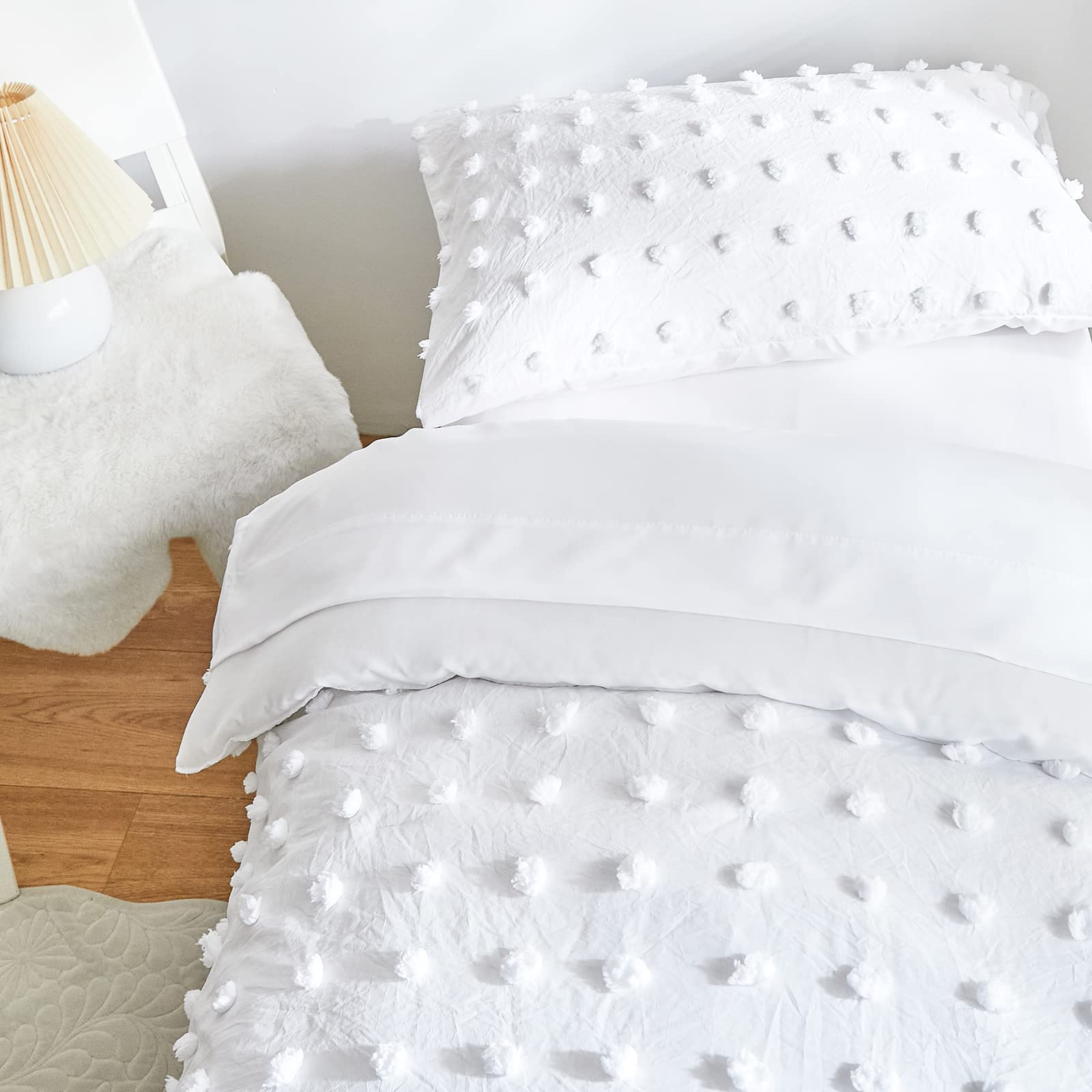 Flysheep toddler flat sheet 45x60 crisp soft bedding for bedtime routines