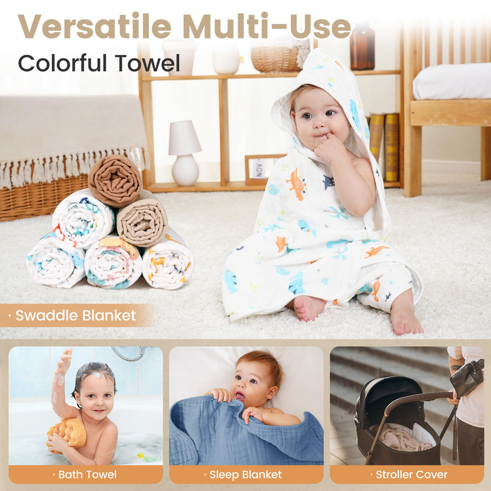 Fmebaby machine-washable and quick-drying towel set preserves softness