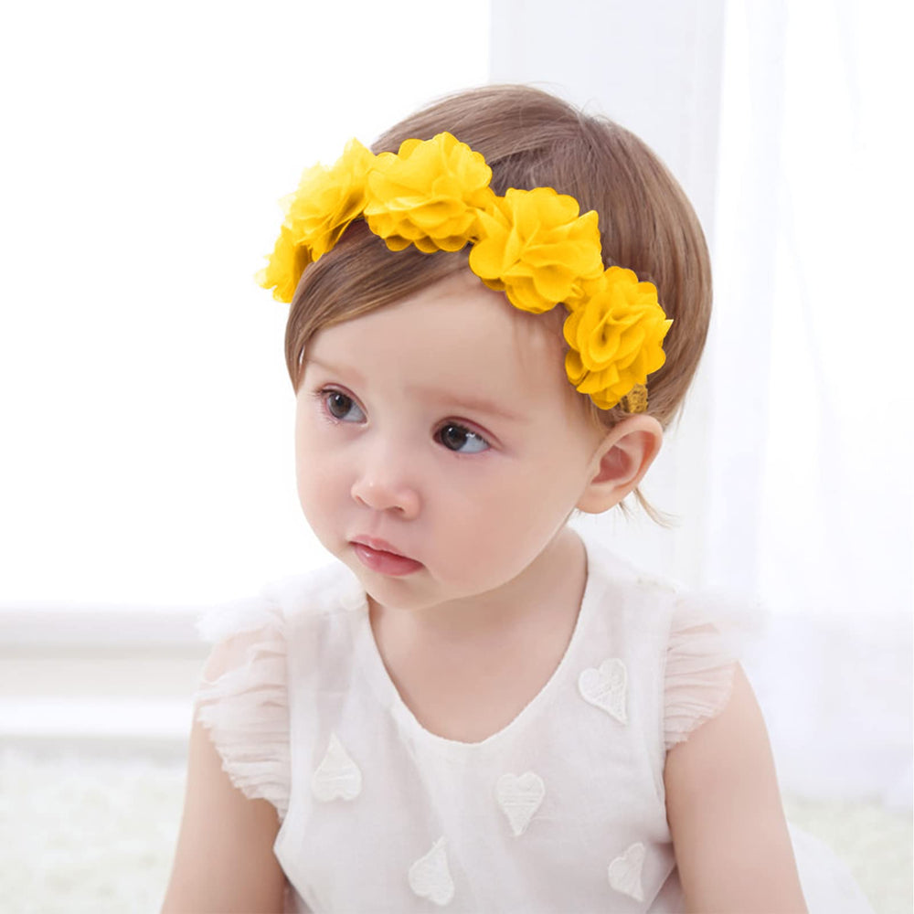 Fmeida flower bow headband for photos and everyday wear.