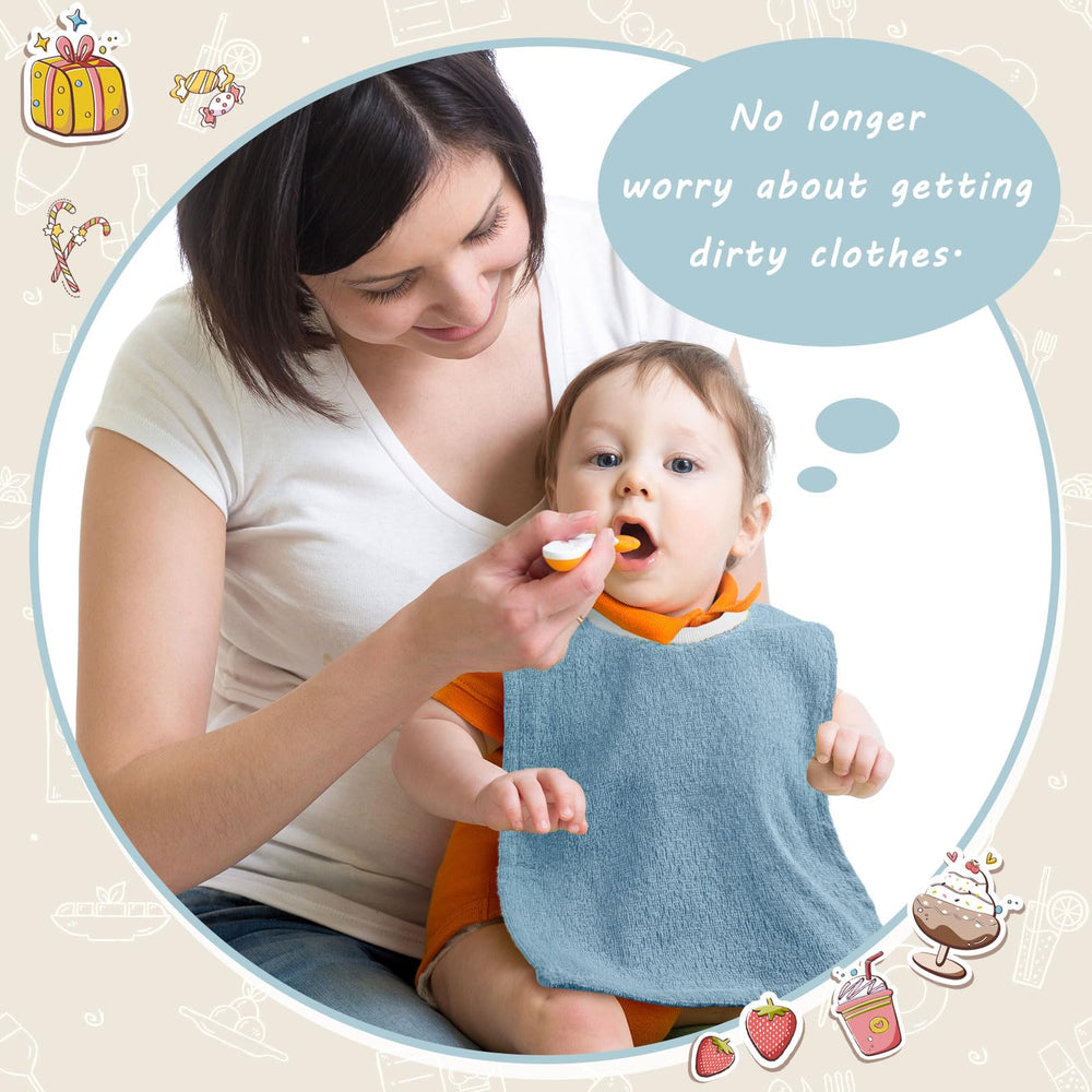 Foaincore baby bib is machine washable for daily use.