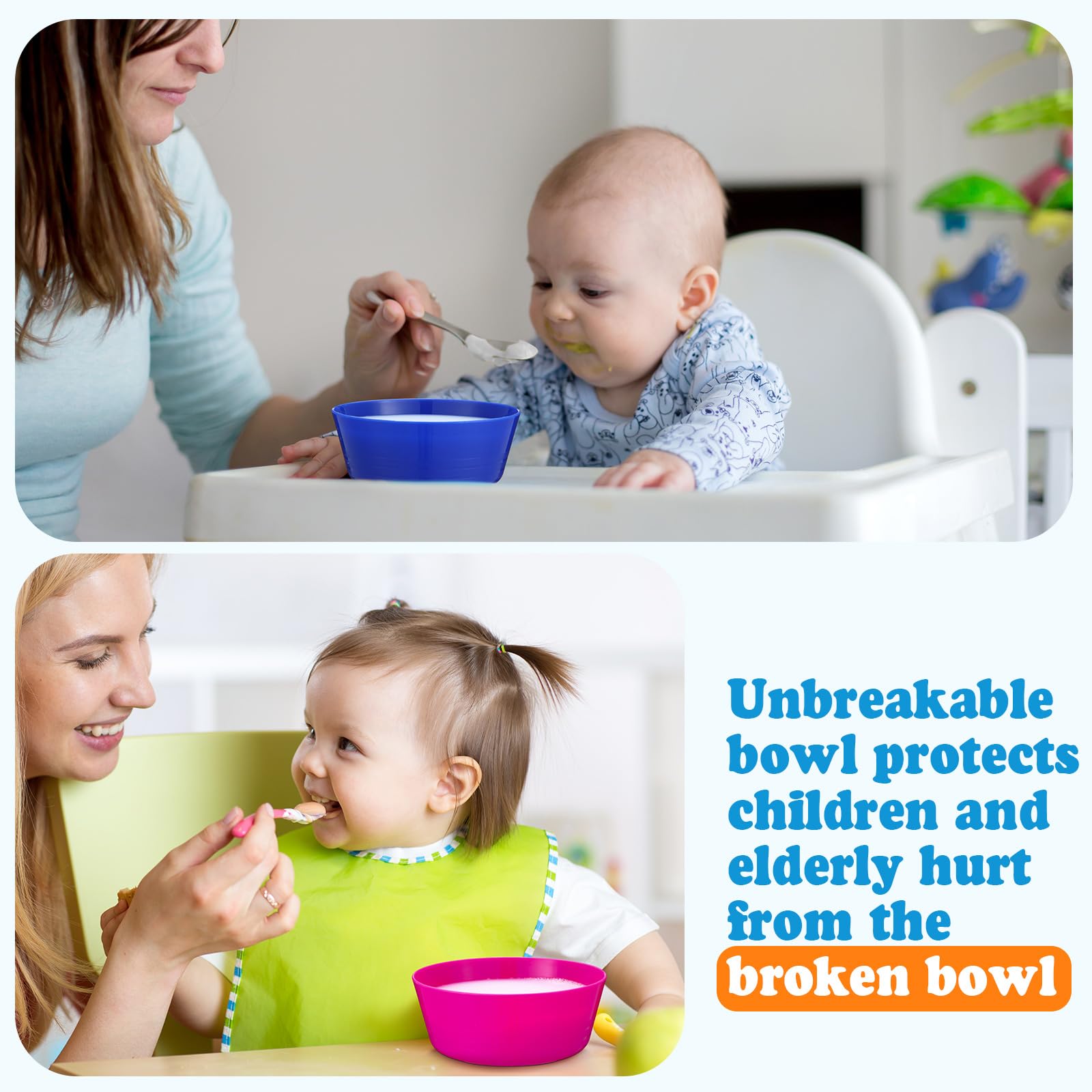 Foaincore dishwasher-safe toddler bowls for easy cleanup after meals