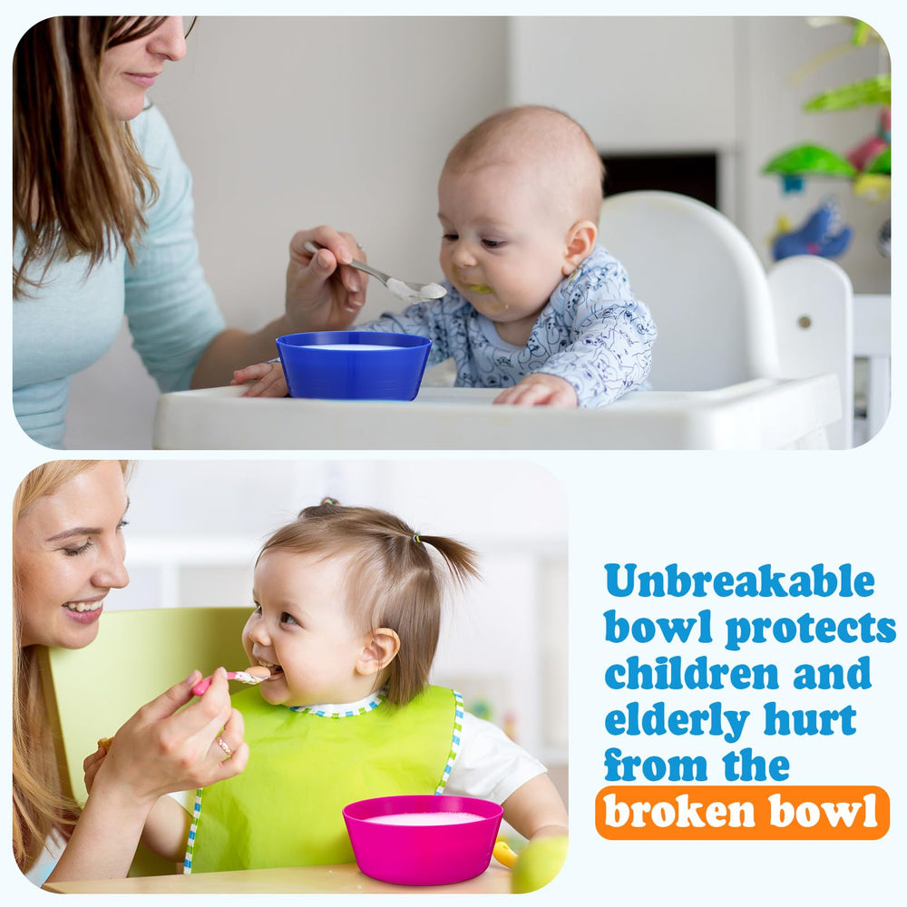 Foaincore dishwasher-safe toddler bowls for easy cleanup after meals