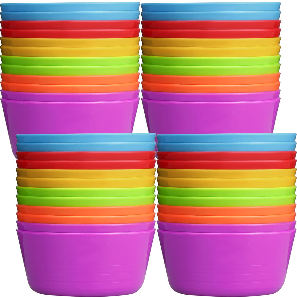 Foaincore Kids Bowls blue 10oz set for easy kid-friendly meals and quick cleanup
