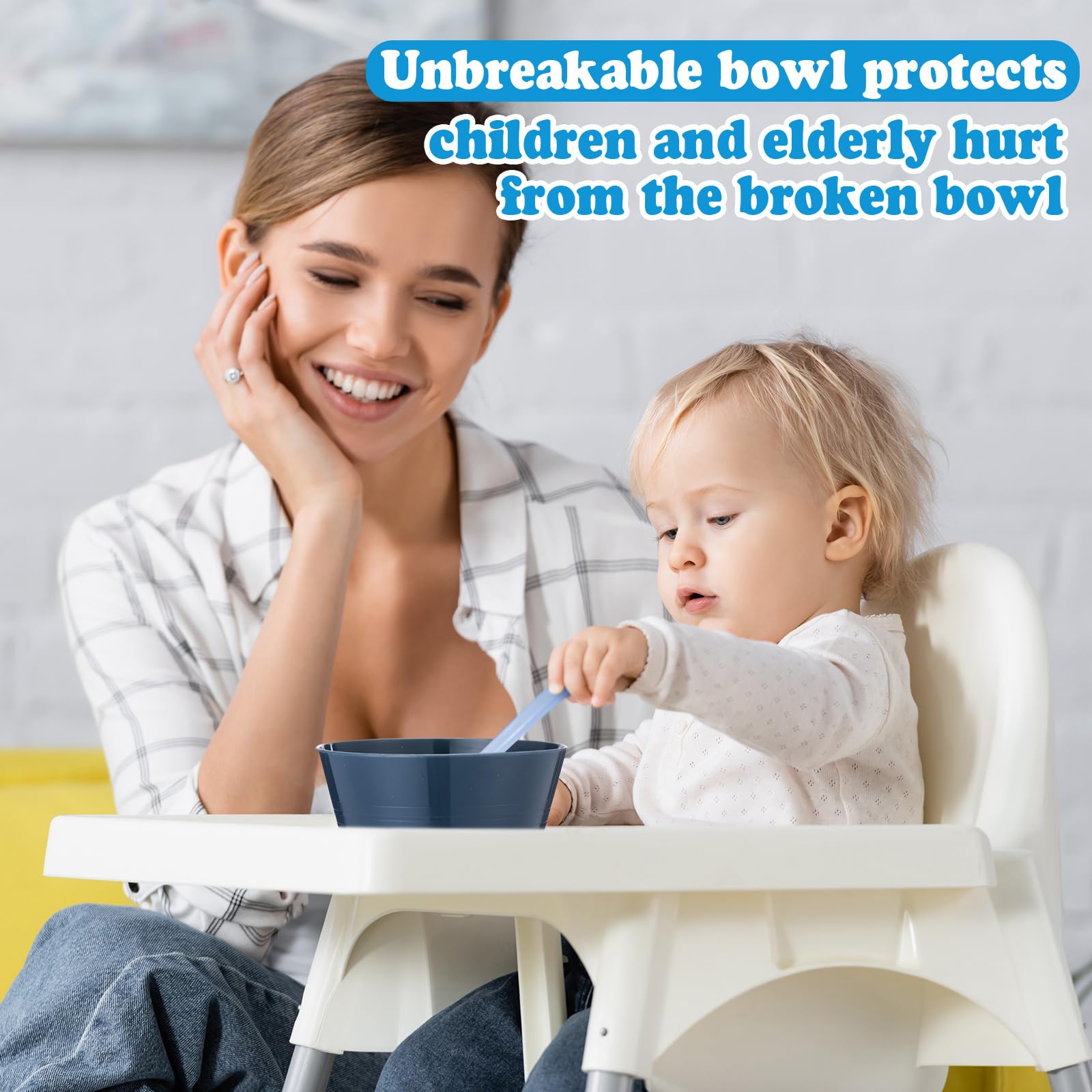 Foaincore kids bowls shown with colorful meals for daily dining