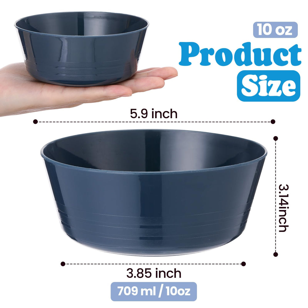 Foaincore bowls stacked neatly showing space saving design