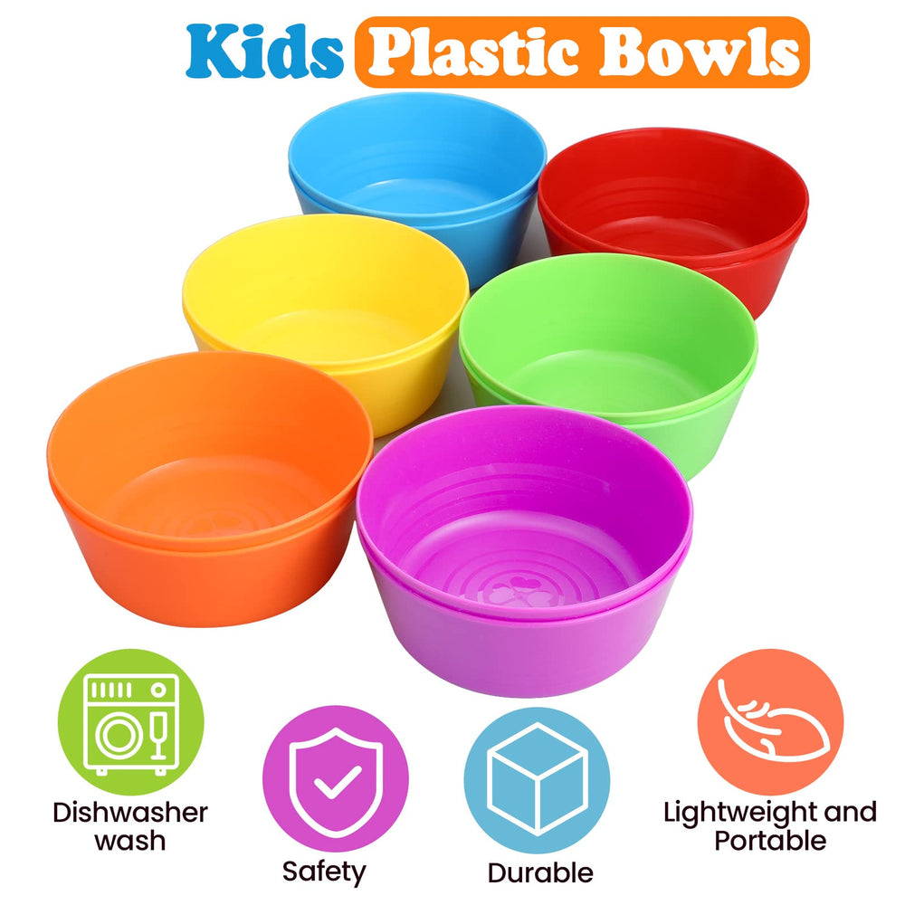 Foaincore Kids Bowls yellow 10oz brighten lunchtime and family picnics