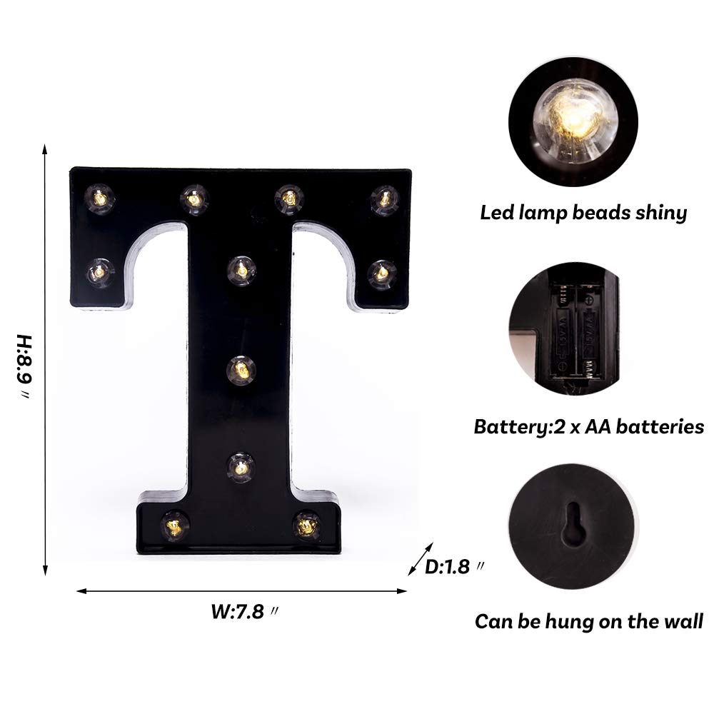 Foaky battery-powered marquee numbers provide portable ambiance for events and home.