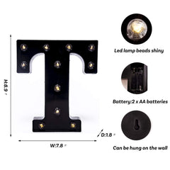 Foaky battery-powered marquee numbers provide portable ambiance for events and home.