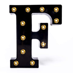 Foaky marquee sign front view for chic night lighting.