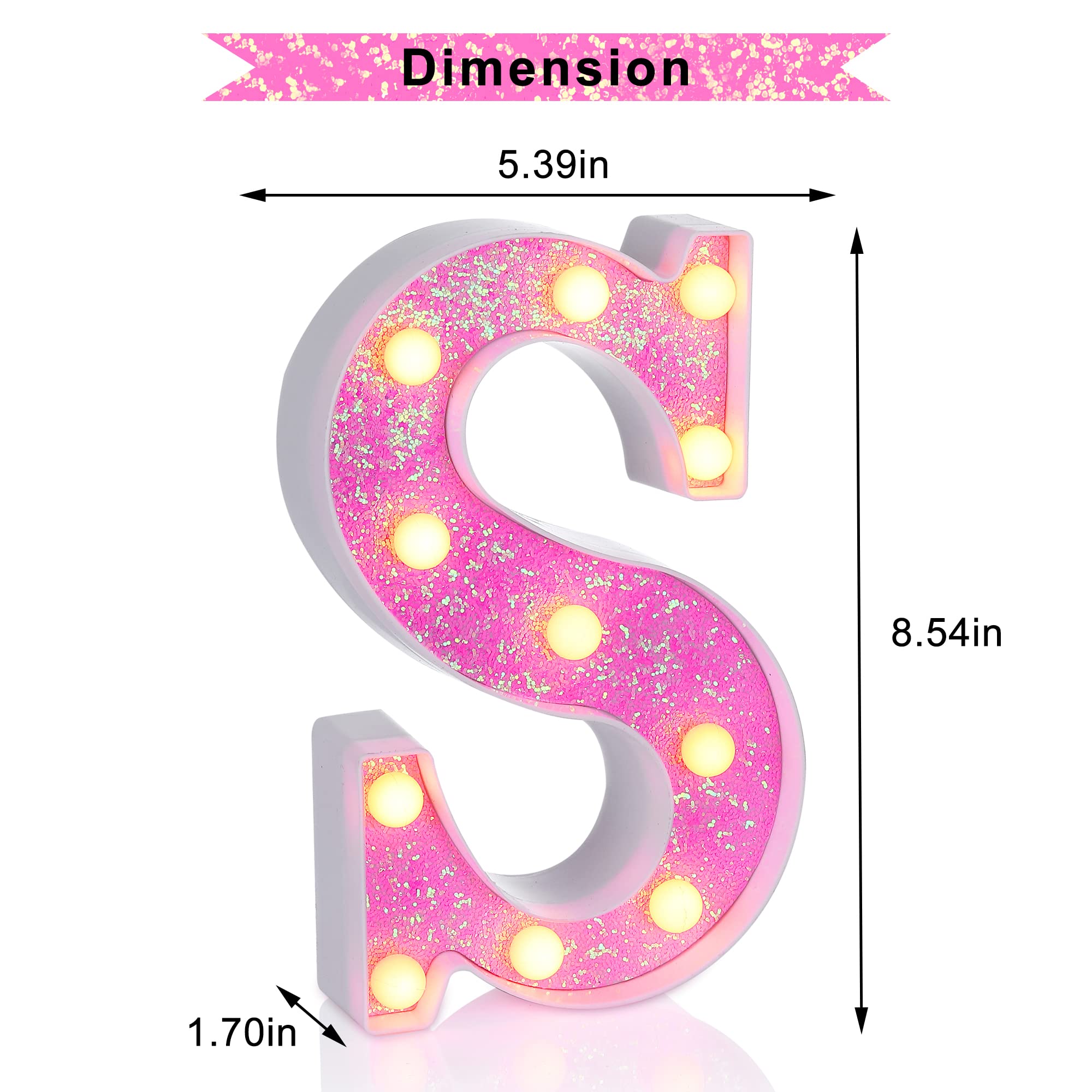 Foaky pink letters for girls room decor and playful spaces