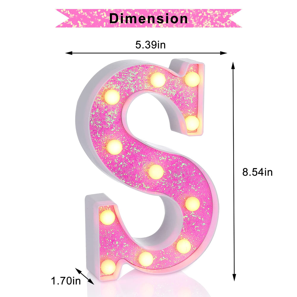 Foaky pink letters for girls room decor and playful spaces