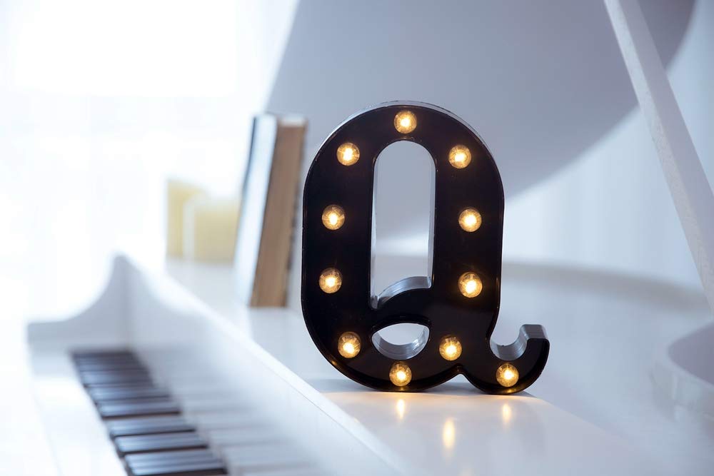 Foaky LED marquee letters for versatile home and event decoration.