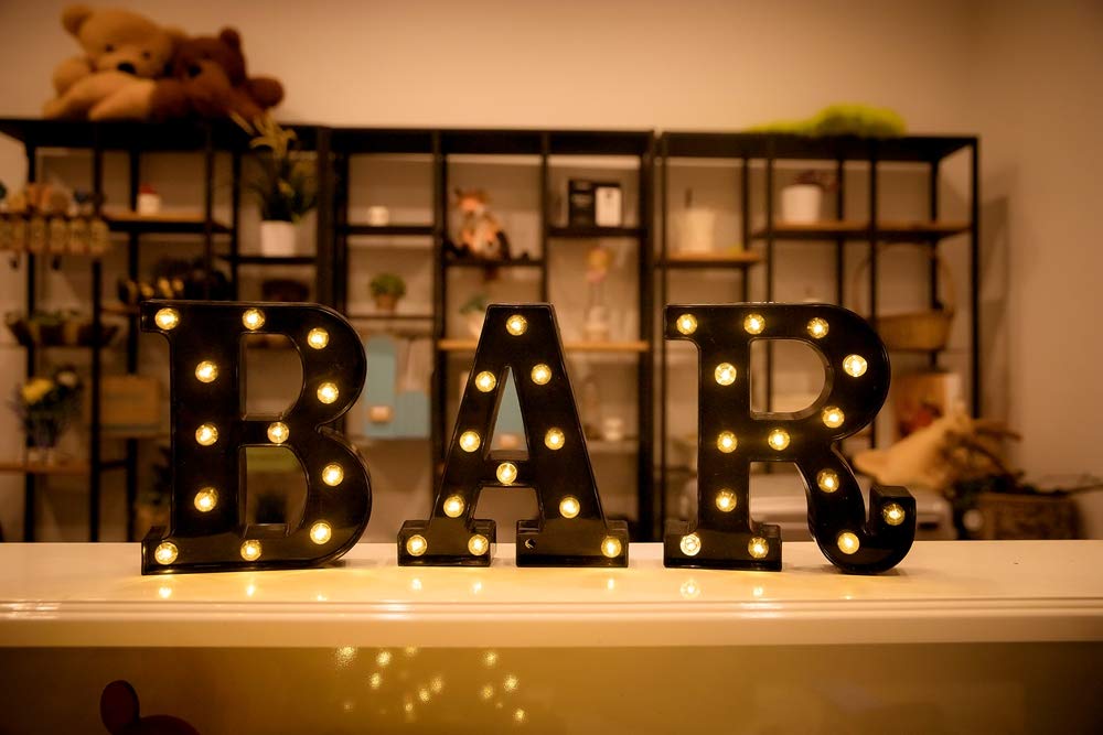 Foaky plastic LED subtitles lamp offers a slim profile for stylish decor.