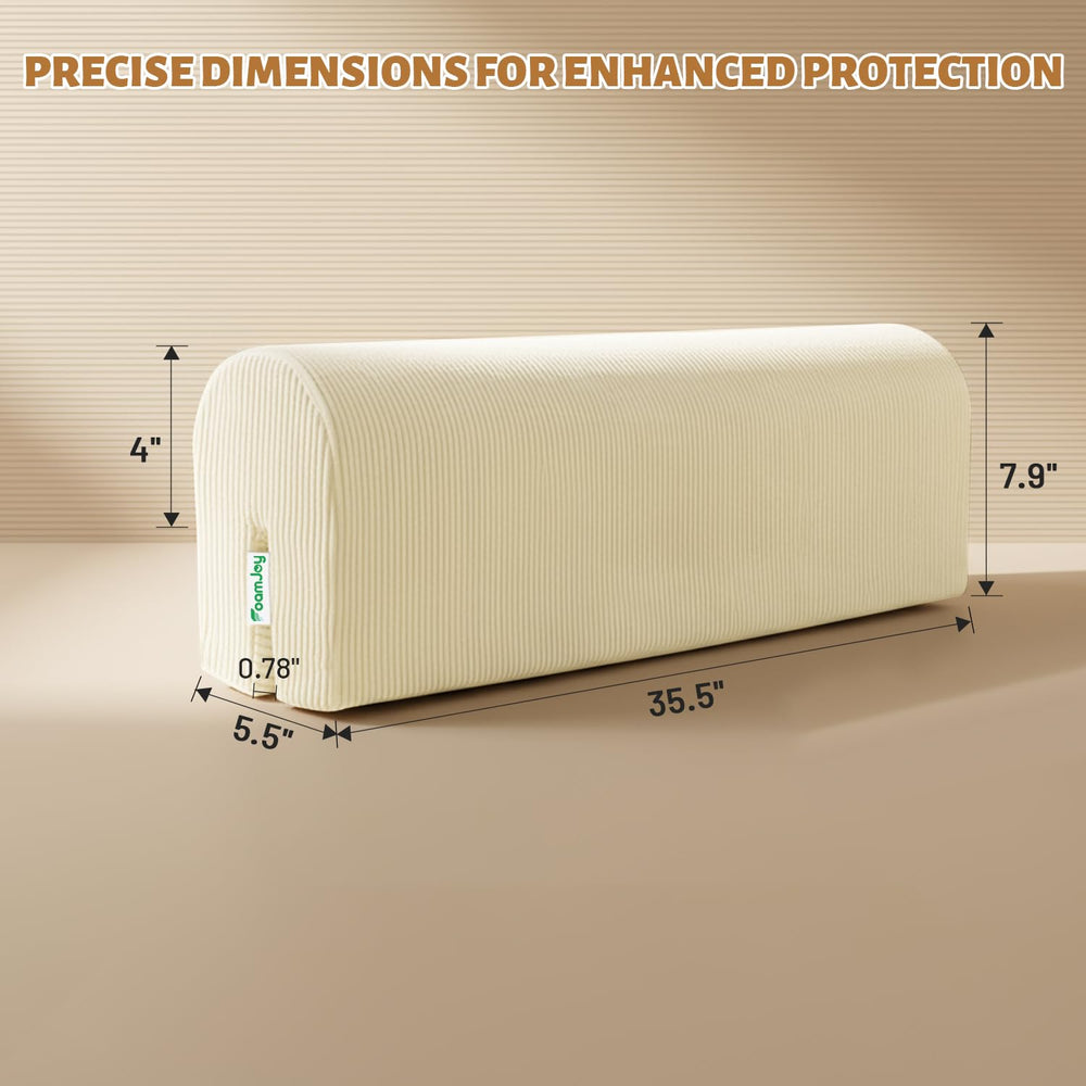 FoamJoy memory foam-fill guard offers gentle support along bed rails.