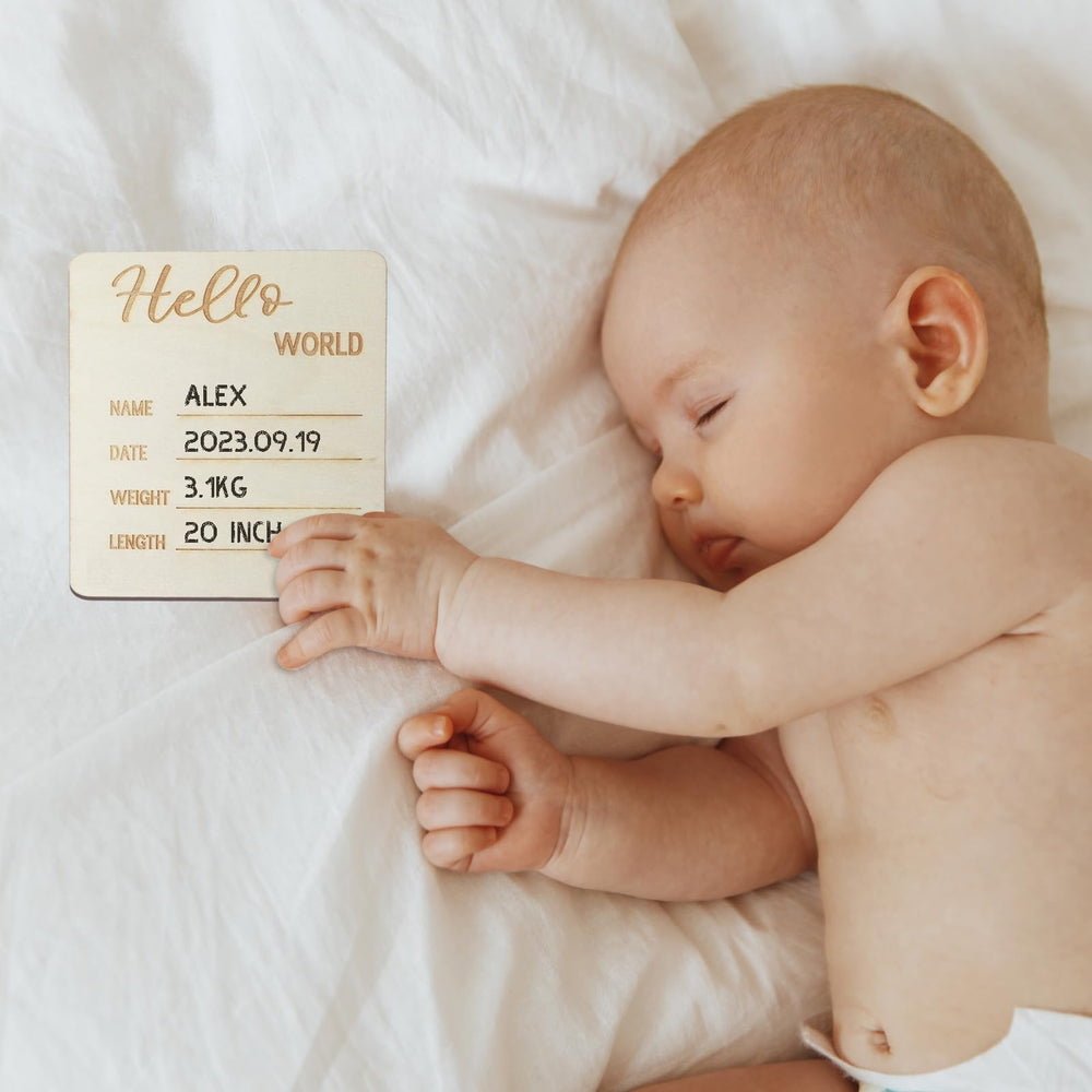 Focal20 frame ready for pregnancy announcements and newborn keepsakes display.