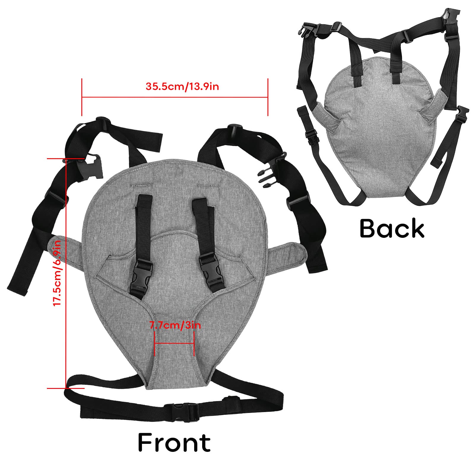Focefec lightweight design stays portable for trips and restaurants.