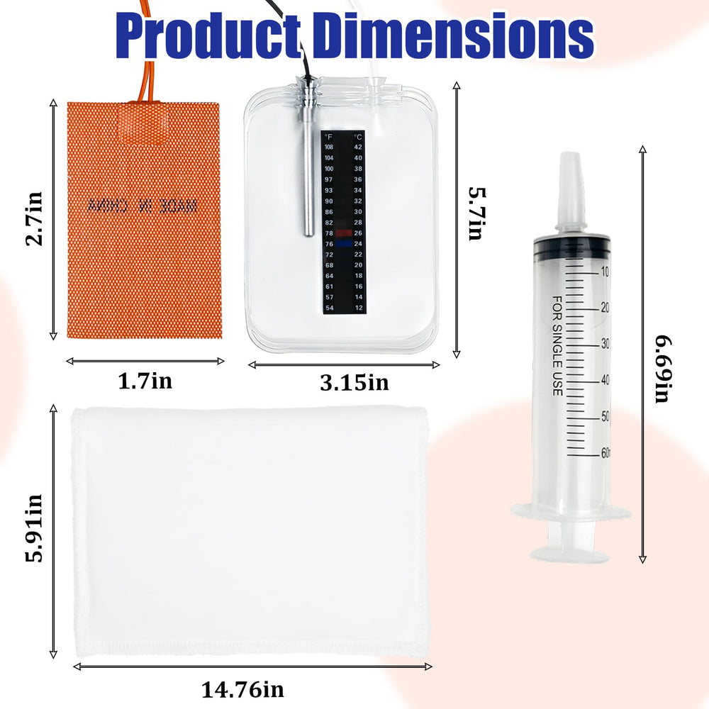 FODACEL Urine Warmer heating pad provides even warmth across the container.