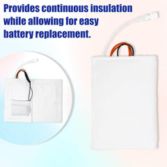FODACEL Urine Warmer silicone heater enables safe, flexible placement around the sample.