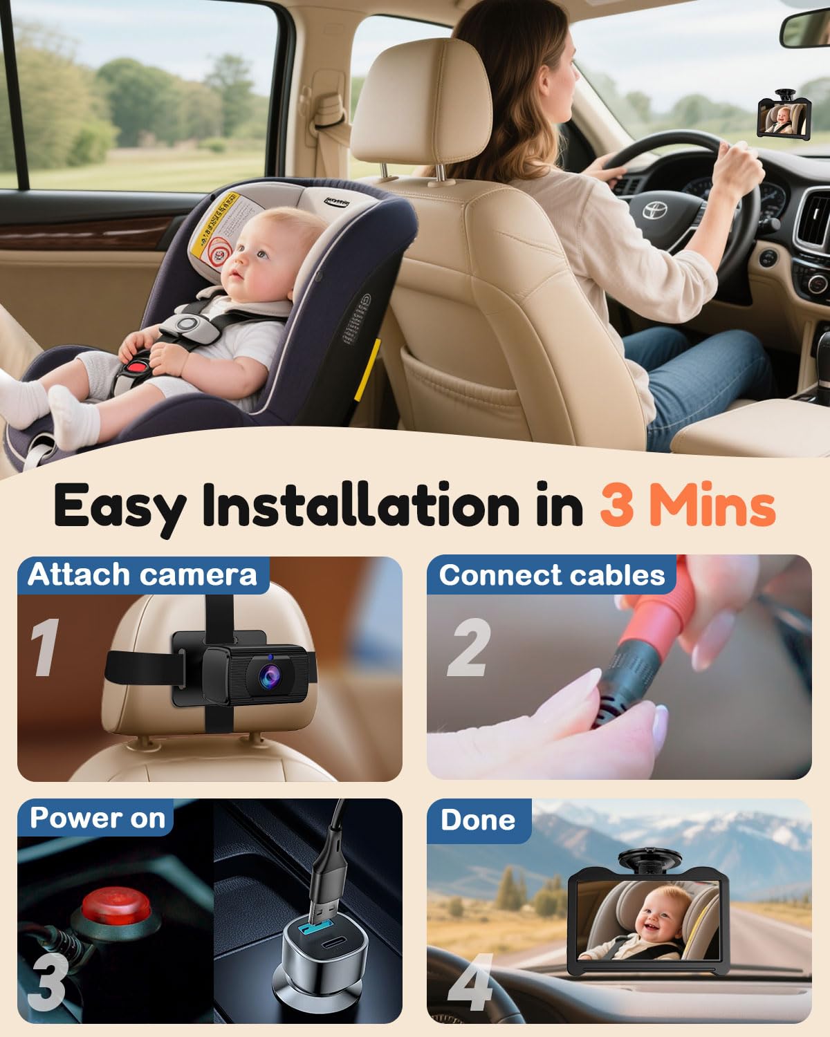 Fodkh adjustable IR night vision keeps visuals clear with no glare