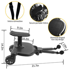 FodManTakin 2in1 sit-and-stand glider on compatible strollers.
