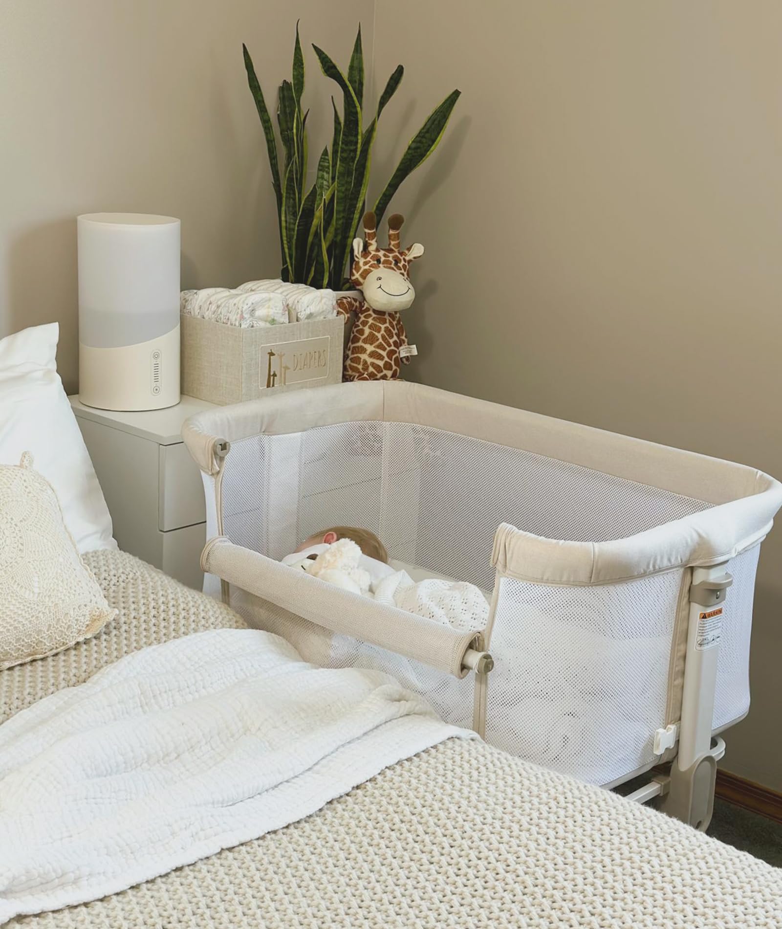 Fodoss secure iron frame delivers sturdy, durable bedside sleep solution