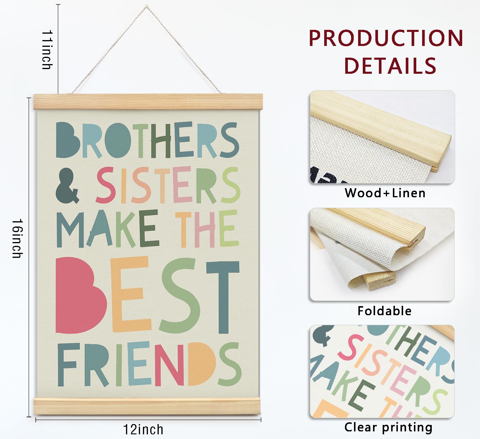 foedor best brother gift from sister sign for cozy spaces.