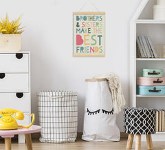 foedor kids room decor sign poster enhances playful classroom-inspired vibes.