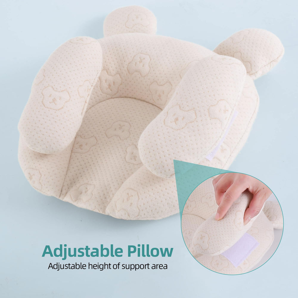 Foileon neck-support feature promotes proper posture for calmer naps