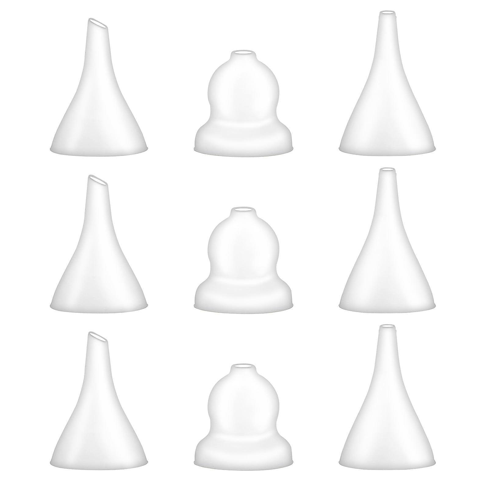 Foily compatible nasal aspirator tips for multiple brands, gentle on delicate noses.
