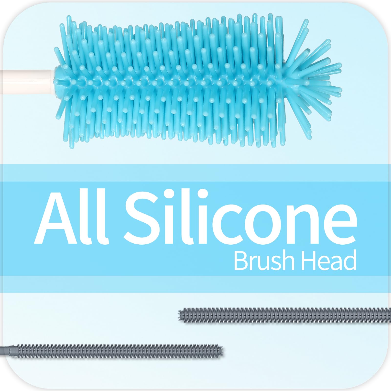Fojaglad 180-degree spout brush targets stubborn stains around rims