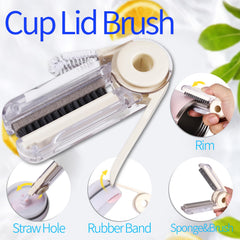 Fojaglad U-shaped silicone brush safely scrubs tight bottle rims.