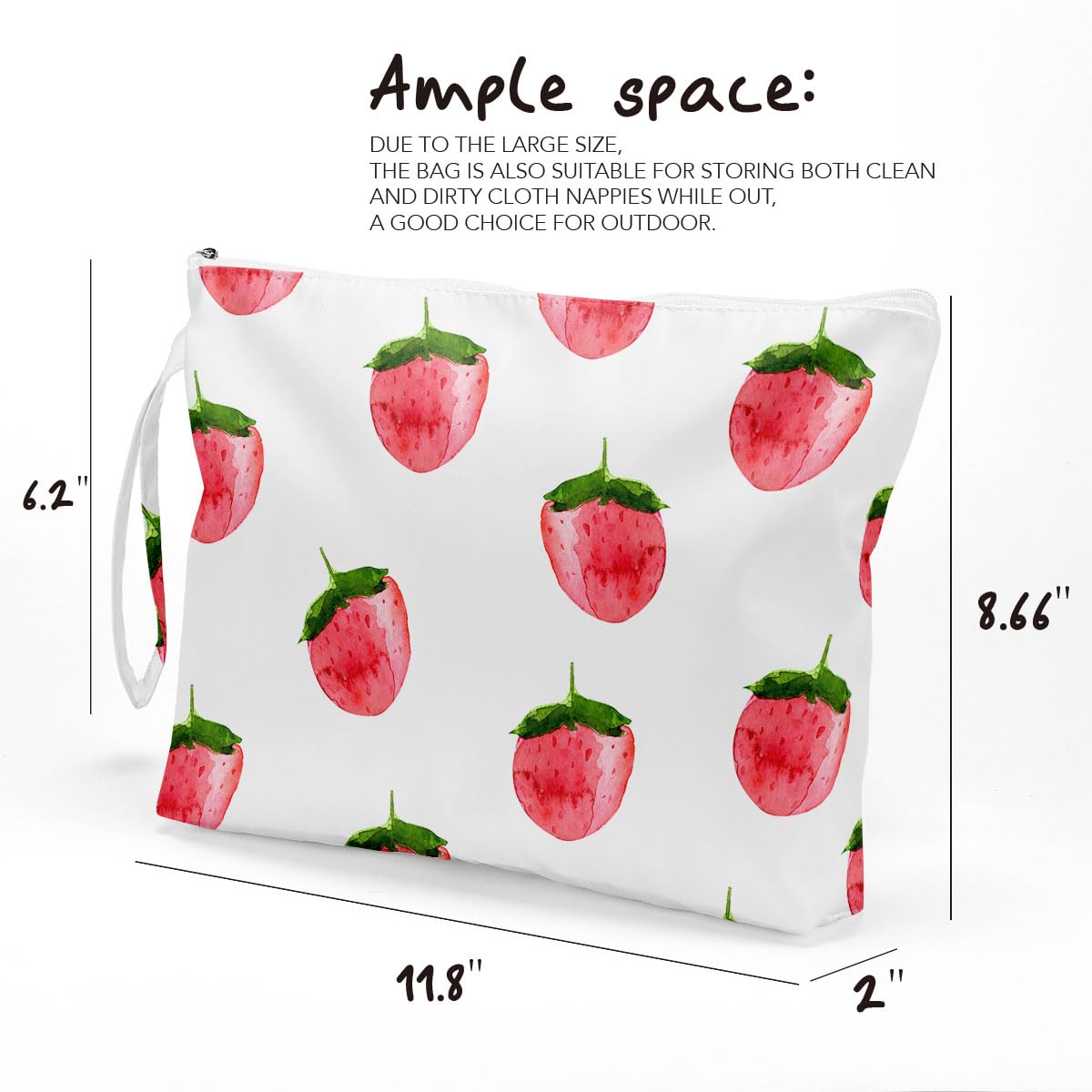 Fokongna Wet Bag strawberry design makes gifting feel special.
