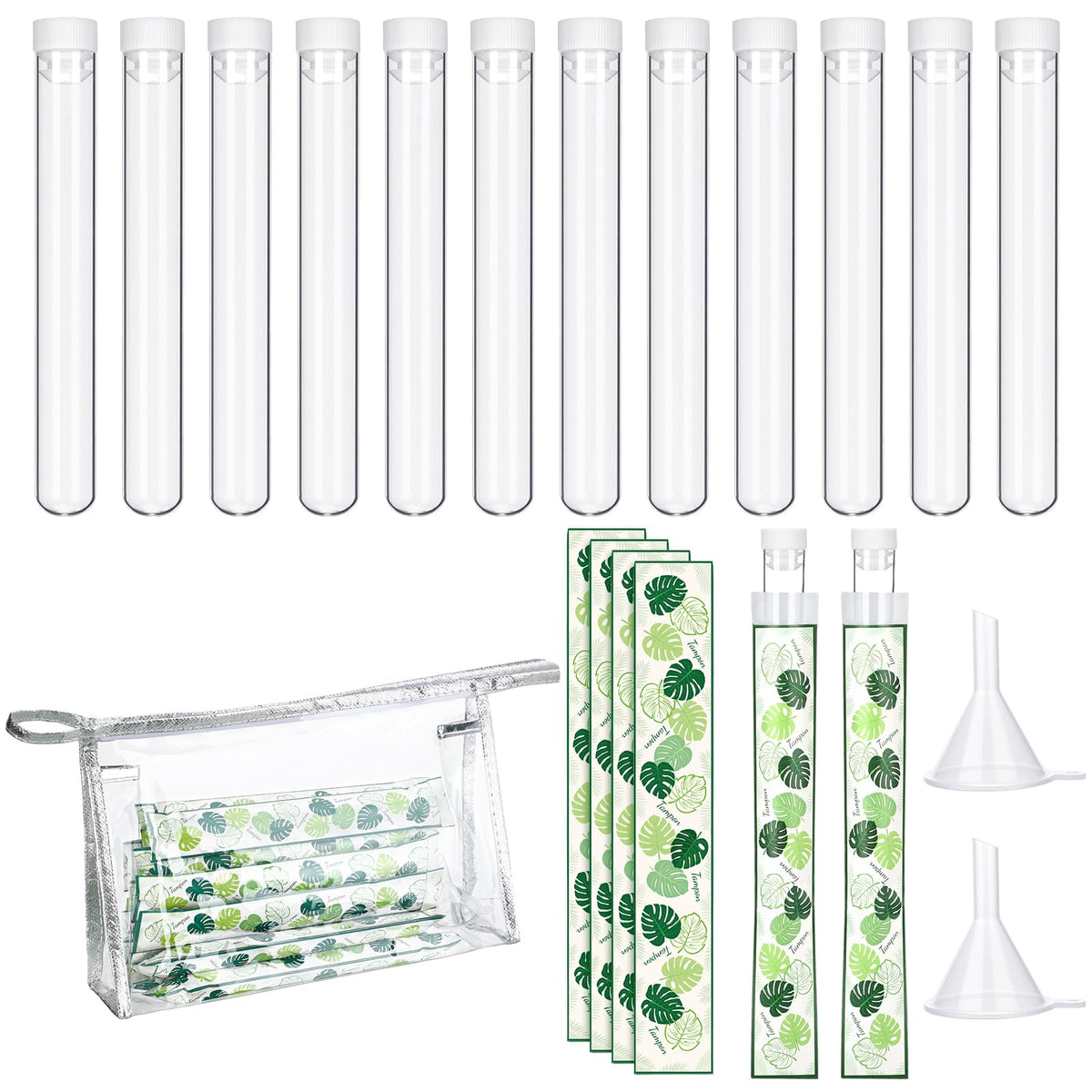 FoldTier tampon set tubes provide discreet, portable storage for on-the-go use.