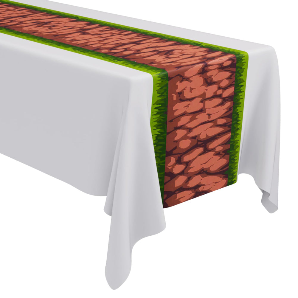 FoldTier polyester runner is easy to clean, fade resistant, and quick-drying.