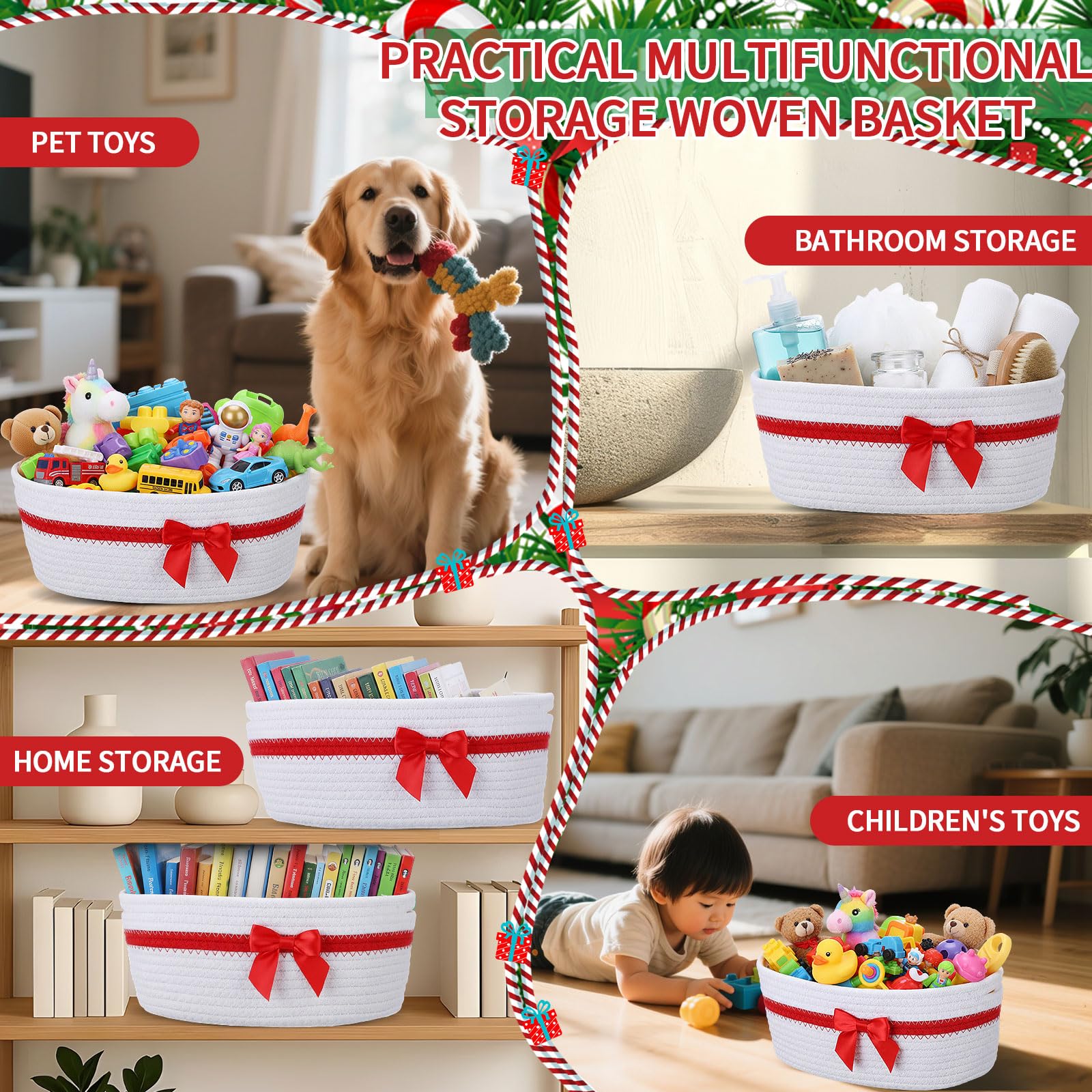 FoldTier toy storage basket suitable for nursery and playroom organization