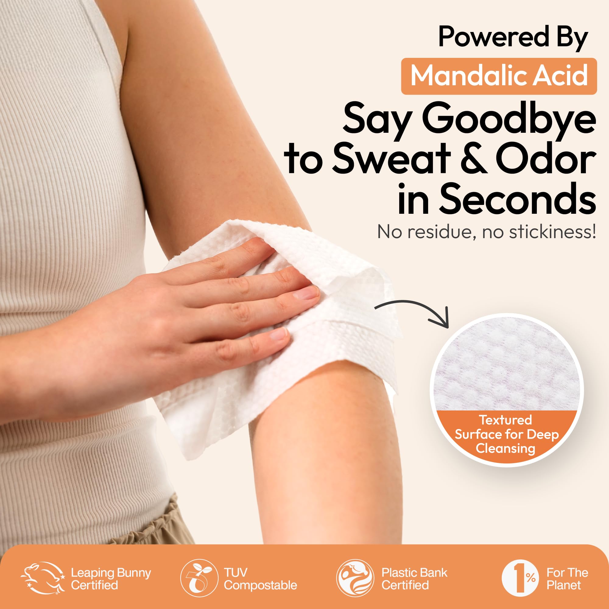 FOMIN wipes in plastic-free packaging for eco-conscious care