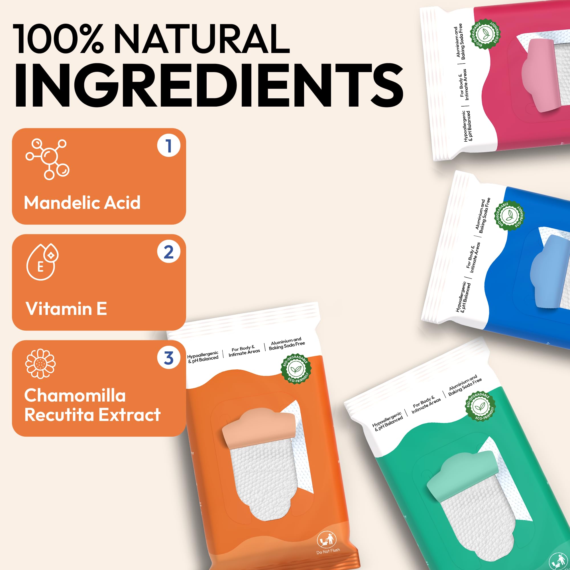 FOMIN Wipes plastic-free material close-up for skin and planet.