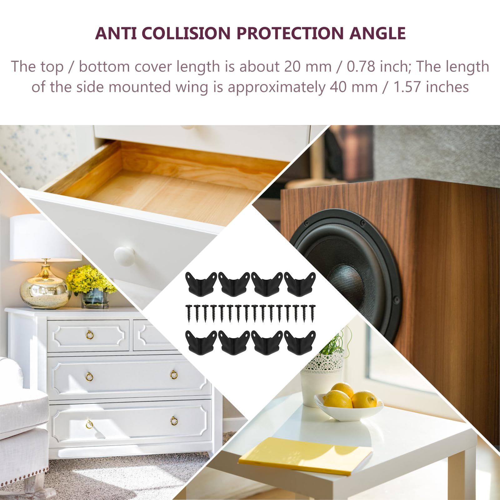 FOMIYES anti-collision corner guards shield equipment from bumps.