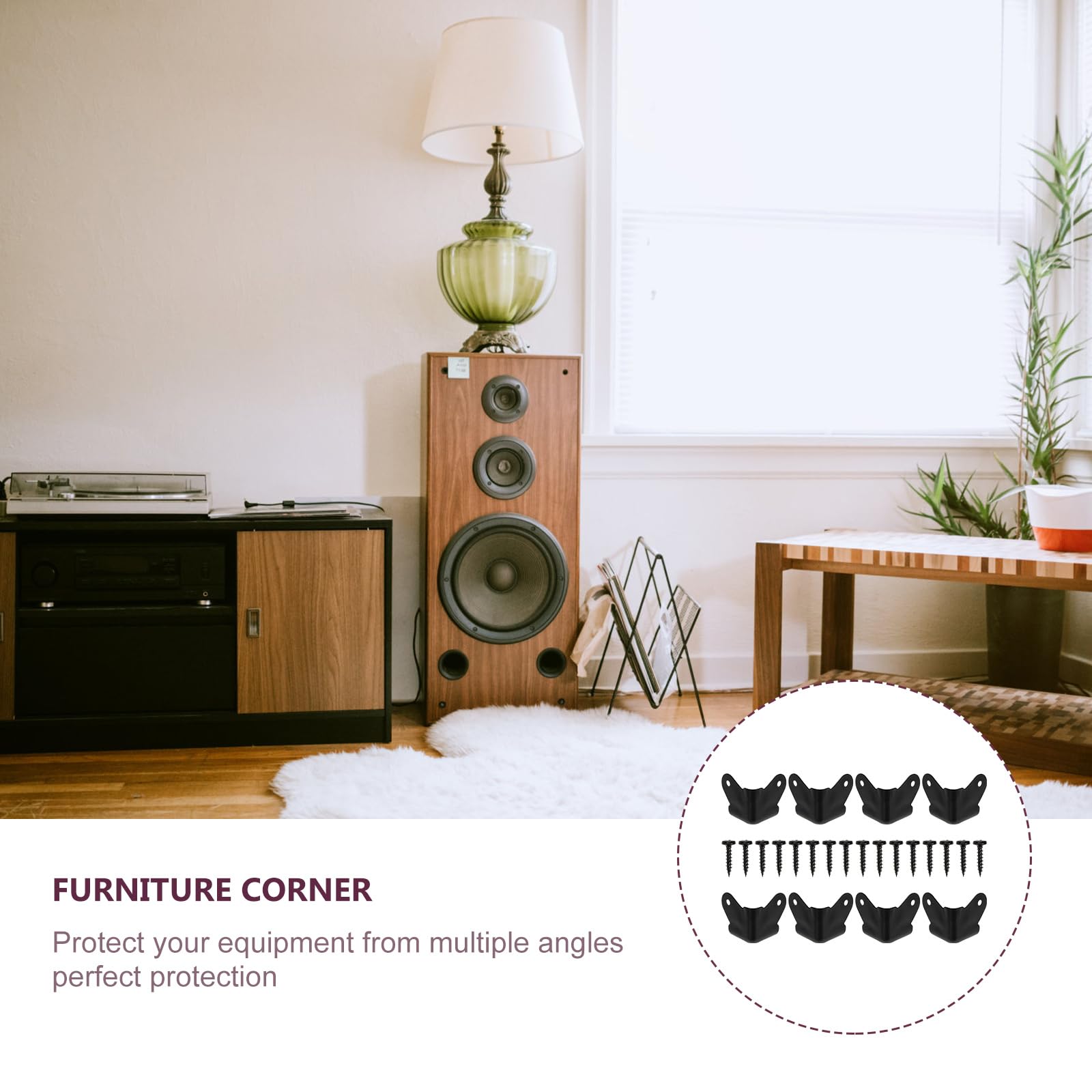 FOMIYES durable iron corner protectors withstand transport.