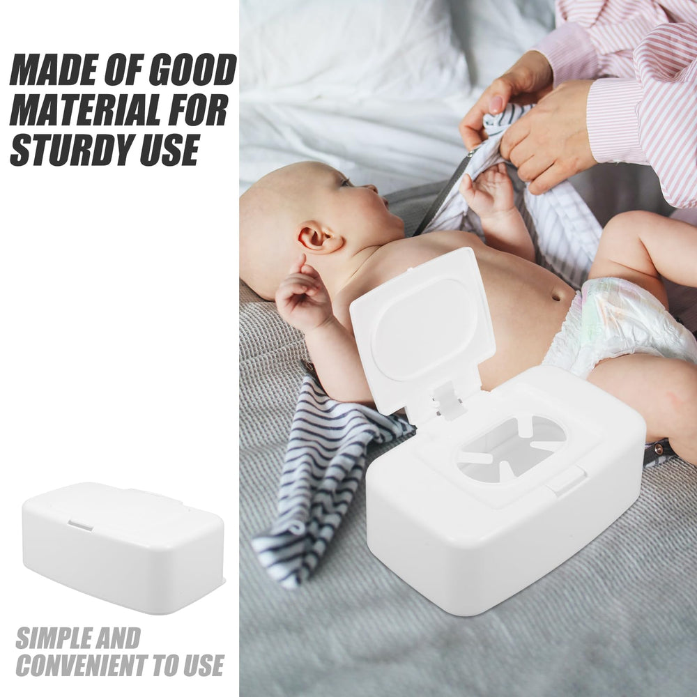 Fondotin one-handed storage box for quick wipe retrieval.