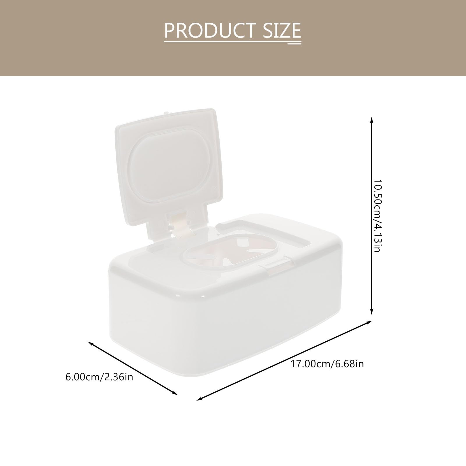 FONDOTIN refillable wipes container keeps wipes fresh in home or travel