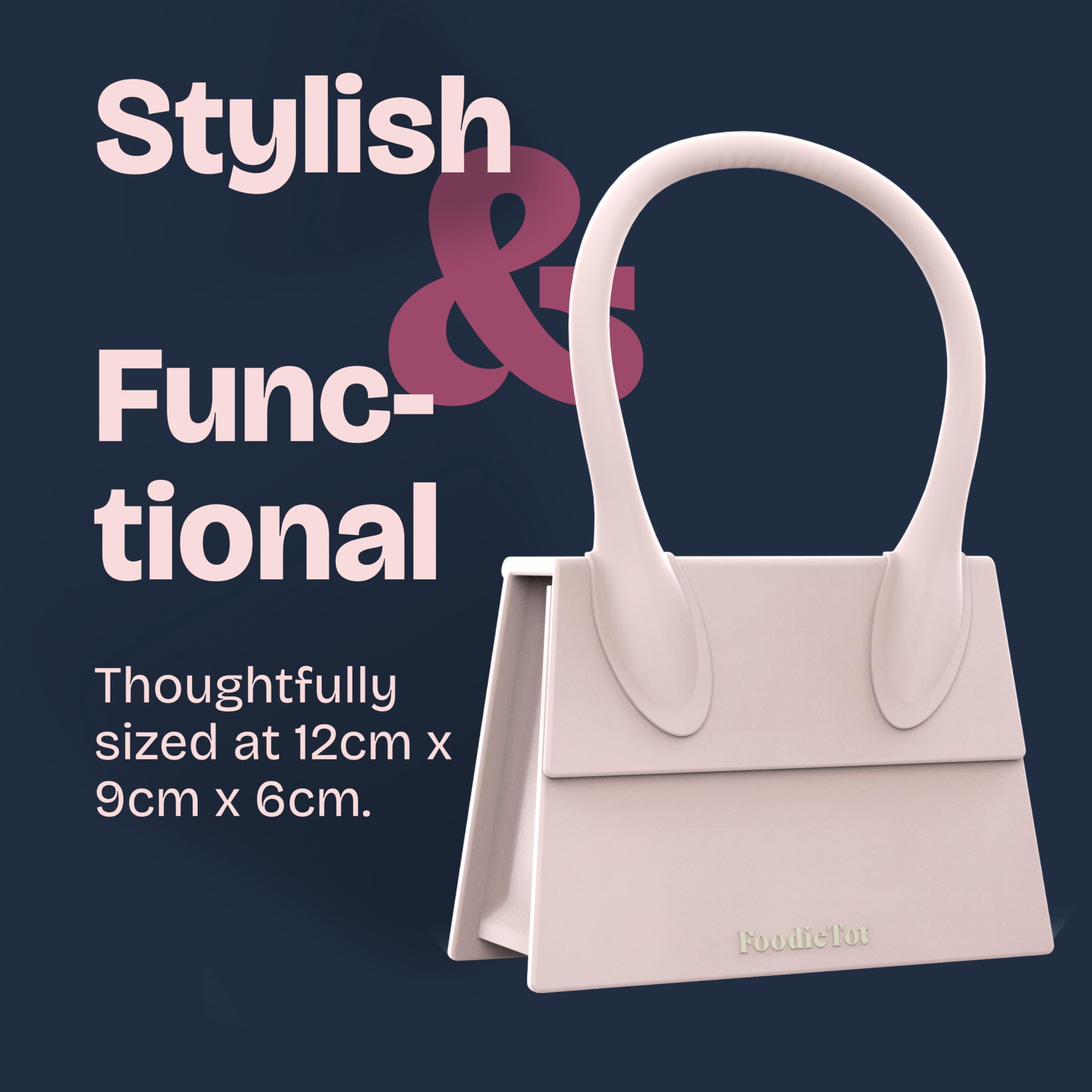 FoodieTot toddler purse in use during car ride with snacks within reach.