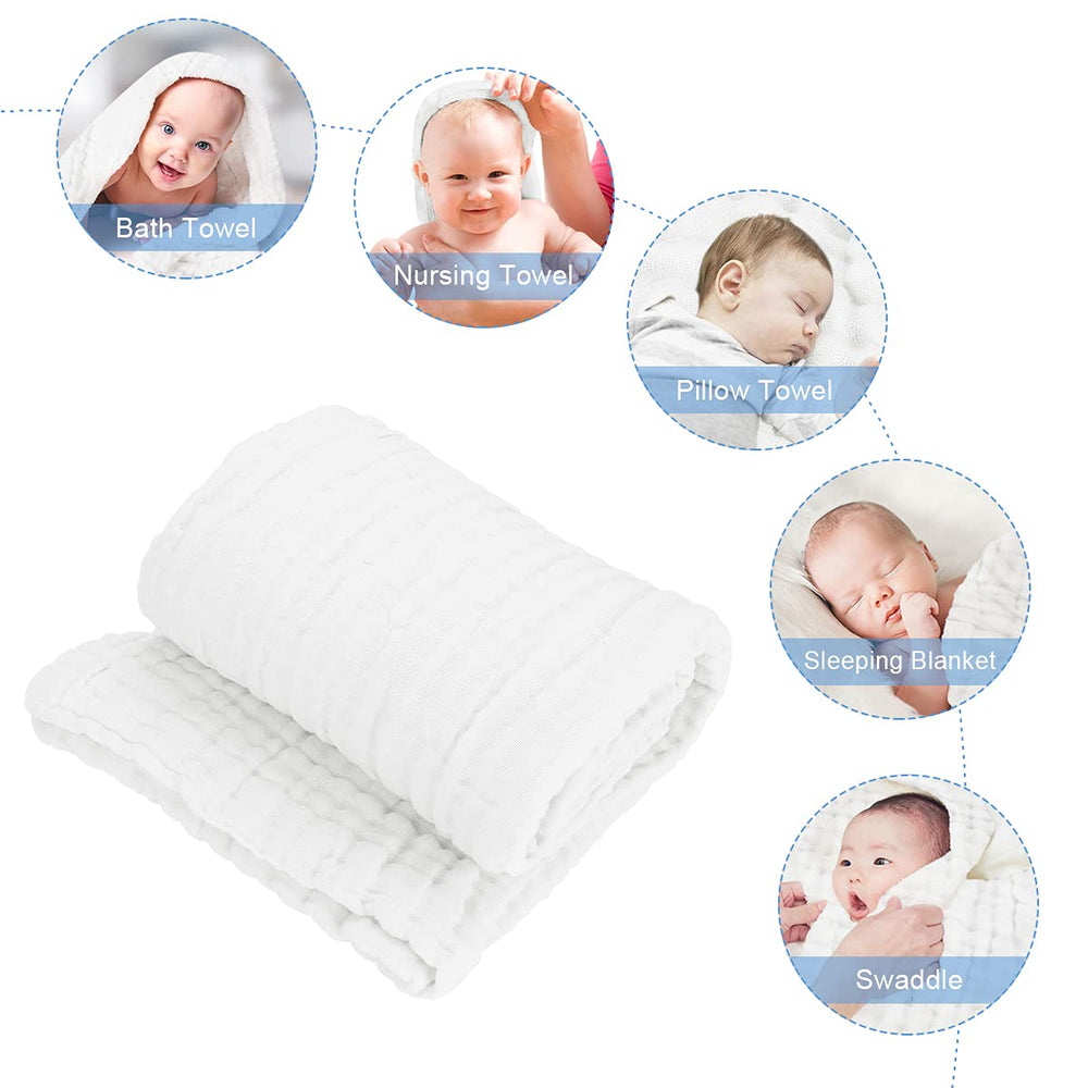 FOOK FISH 40x40 inch towel offers a generous wrap for babies.
