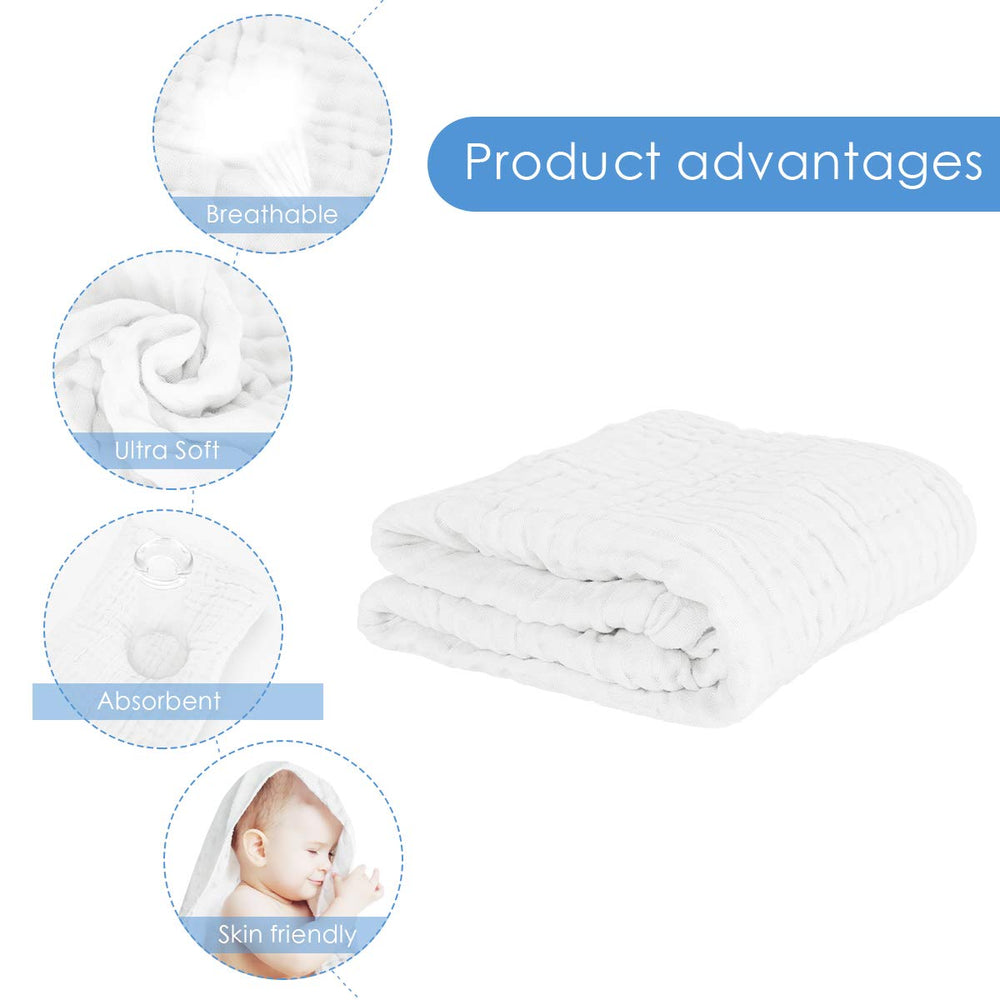 FOOK FISH towel uses soft cotton gauze without added softeners.