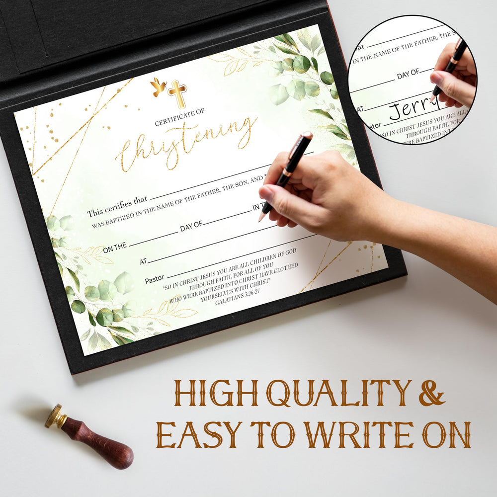 Foosproea baby certificate fields clear layout easy to fill with personalized details