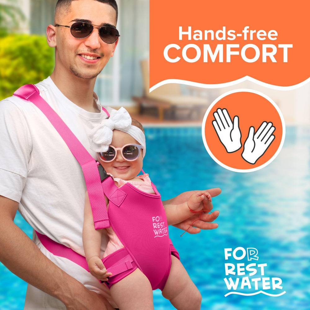 FOR REST WATER neoprene closeup highlights thermal insulation for warmth during water activities