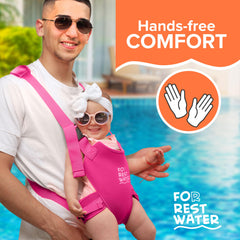 FOR REST WATER neoprene closeup highlights thermal insulation for warmth during water activities