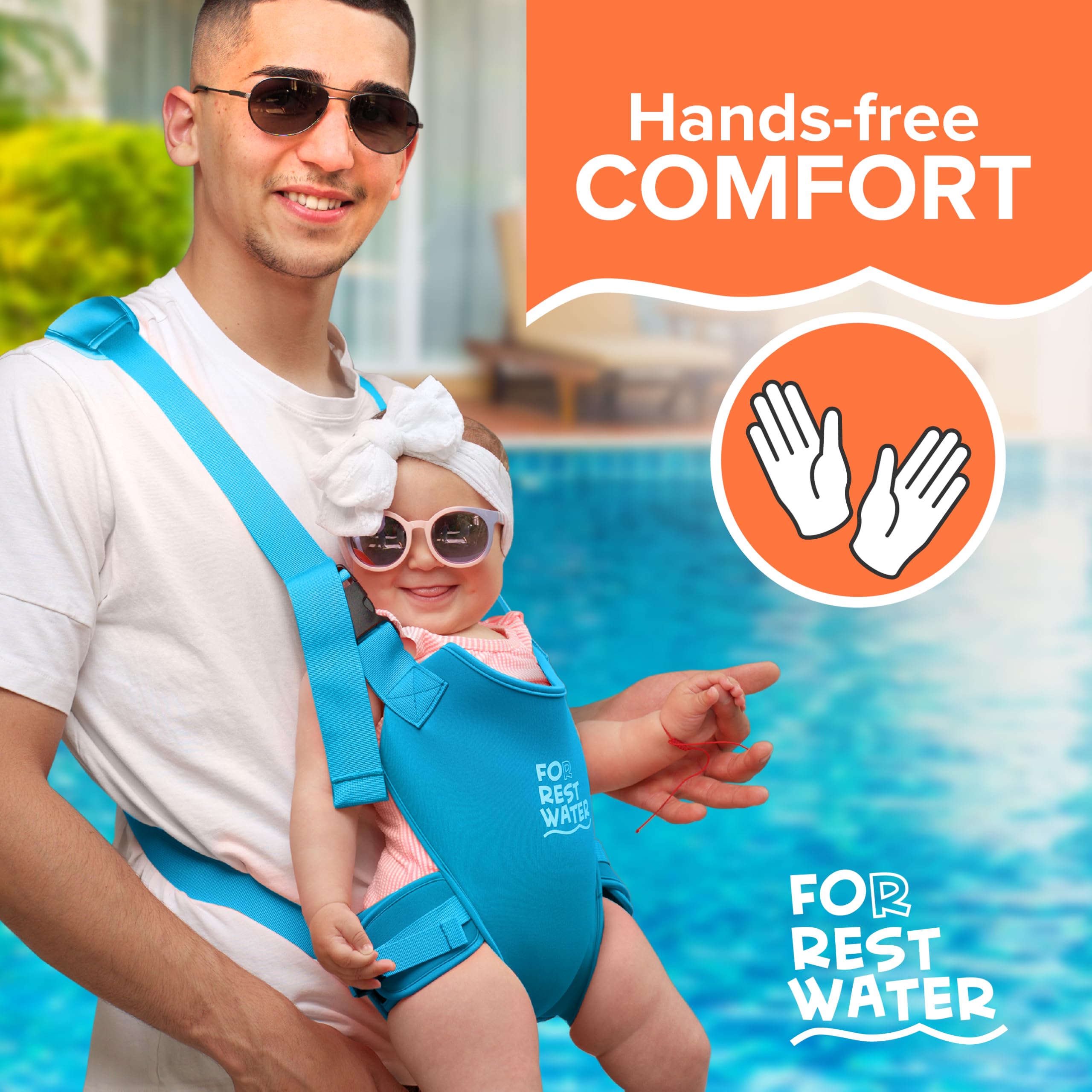 FOR REST WATER neoprene close-up highlighting thermal insulation for warmth