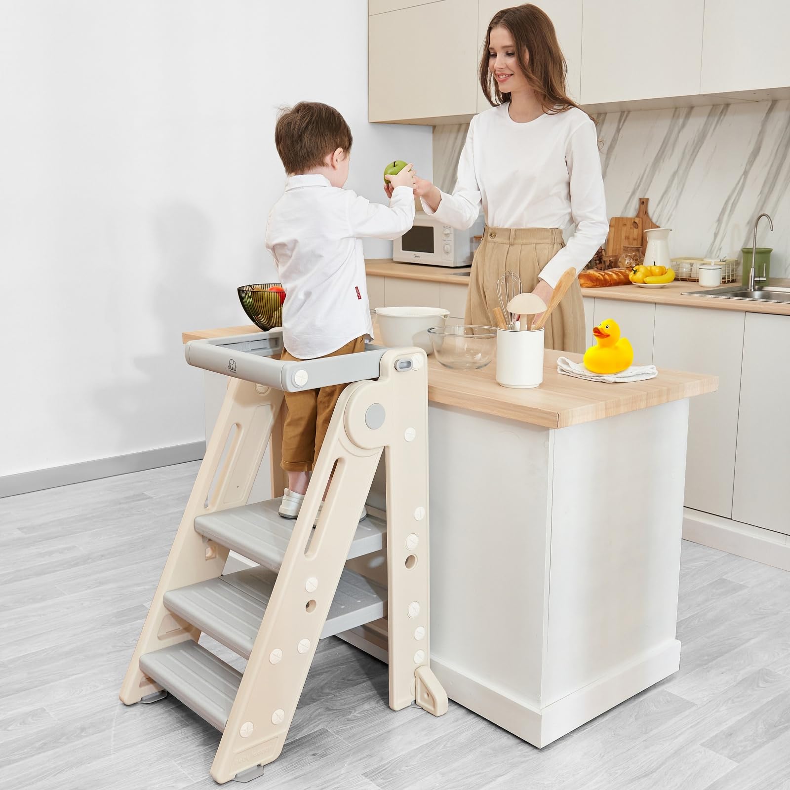 Forbena compact fold design saves space in small kitchens.