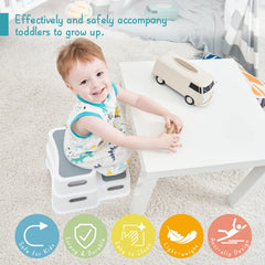 Forbena lightweight, easy-assemble stool for kids and adults.